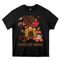 Black chocolate gnome Heavy Core Tee - BarkalooDesign