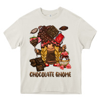 Cream chocolate gnome Heavy Core Tee - BarkalooDesign