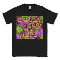 Black mardi gras carnival masks and fleur de lis Classic Tee - Jasminsmagicworld