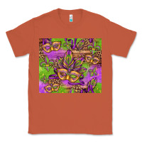 Copper mardi gras carnival masks and fleur de lis Classic Tee - Jasminsmagicworld