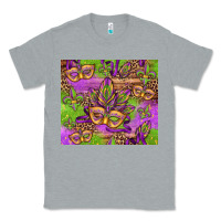 Heather Grey mardi gras carnival masks and fleur de lis Classic Tee - Jasminsmagicworld