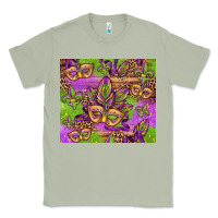 Matcha mardi gras carnival masks and fleur de lis Classic Tee - Jasminsmagicworld