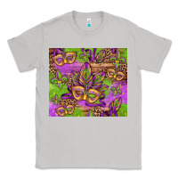 Moon Dust mardi gras carnival masks and fleur de lis Classic Tee - Jasminsmagicworld