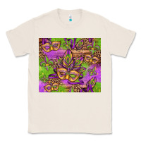 Natural mardi gras carnival masks and fleur de lis Classic Tee - Jasminsmagicworld