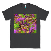 Smoke mardi gras carnival masks and fleur de lis Classic Tee - Jasminsmagicworld