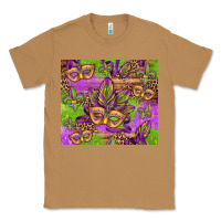 Toasted Coconut mardi gras carnival masks and fleur de lis Classic Tee - Jasminsmagicworld