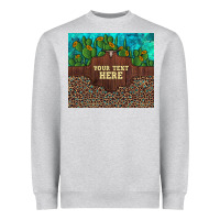 Heather Grey preview custom cactus and sunflowers leopard turquoise Heavyweight Sweatshirt - Artiststas