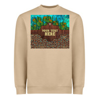 Mushroom preview custom cactus and sunflowers leopard turquoise Heavyweight Sweatshirt - Artiststas