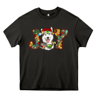 Asphalt husky christmas joy Heavy Core Tee - RanaPortraitStore