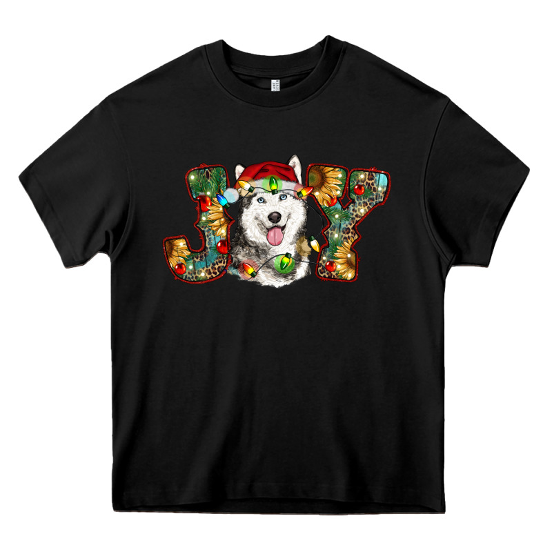 Husky Christmas Joy Heavy Core Tee by RanaPortraitStore | Teevron