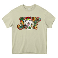 Mossy husky christmas joy Heavy Core Tee - RanaPortraitStore