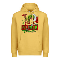 Antique Gold grinch hand nurse educator Premium Hoodie - NancyCooperArtShop
