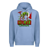 Colony Blue grinch hand nurse educator Premium Hoodie - NancyCooperArtShop