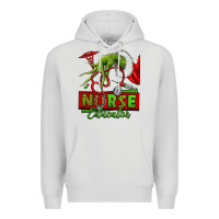 Dove Grey grinch hand nurse educator Premium Hoodie - NancyCooperArtShop