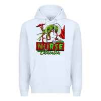 White grinch hand nurse educator Premium Hoodie - NancyCooperArtShop