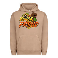 Pigment Burro Black and proud Urban Hoodie - HowdyJamesFarm