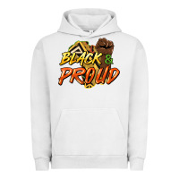 Pigment Lunar Rock Black and proud Urban Hoodie - HowdyJamesFarm