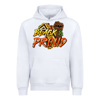 White Black and proud Urban Hoodie - HowdyJamesFarm