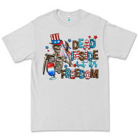 Dove Grey dead inside but its freedom Premium Tee - AdoDesignShop
