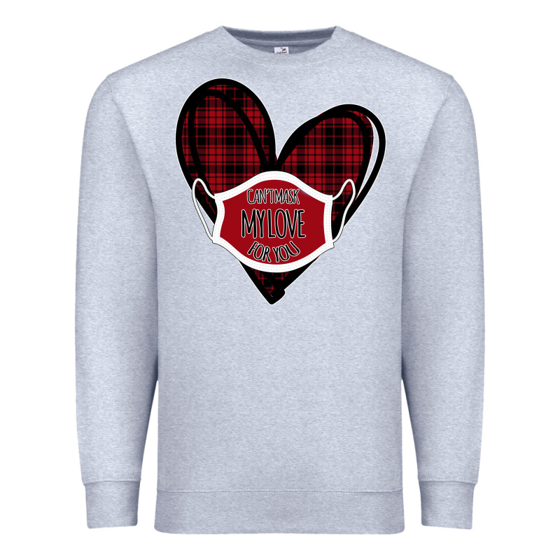 Can't Mask My Love For You Premium Sweatshirt by Bettercallsaul | Teevron