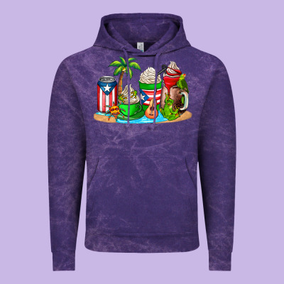 Puerto Rico Coffee Cups Vintage Hoodie Designed By Adodesignshop