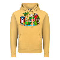 Vintage Mustard puerto rico coffee cups Vintage Hoodie - AdoDesignShop