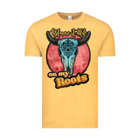 Vintage Mustard blame it all on my roots white Vintage Tee - JahusDesignShop