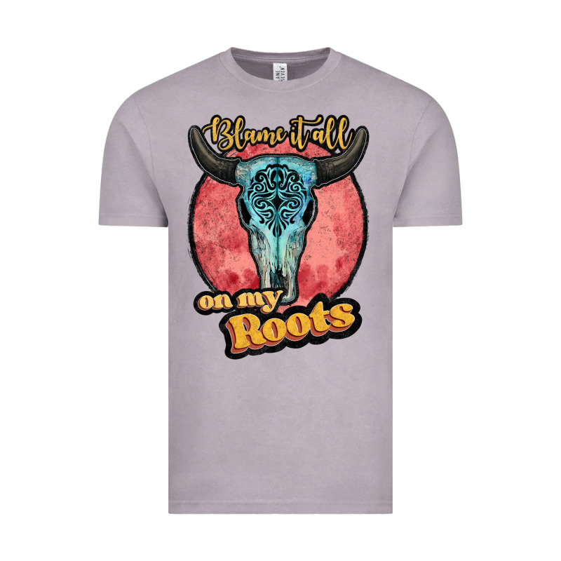 Blame It All On My Roots White Vintage Tee by JahusDesignShop | Teevron
