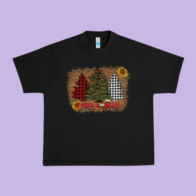 Merry And Bright With Tree's Urban Heavy Tee Designed By Adodesignshop