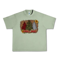 Oil Green merry and bright with tree's Urban Heavy Tee - AdoDesignShop