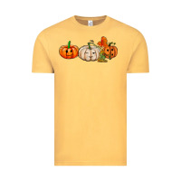 Vintage Mustard pumpkins face Vintage Tee - AdoDesignShop