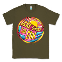 Army Green Here comes the sun Classic Tee - NancyCooperArtShop