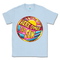 Dusty Blue Here comes the sun Classic Tee - NancyCooperArtShop