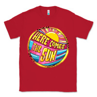 Red Here comes the sun Classic Tee - NancyCooperArtShop