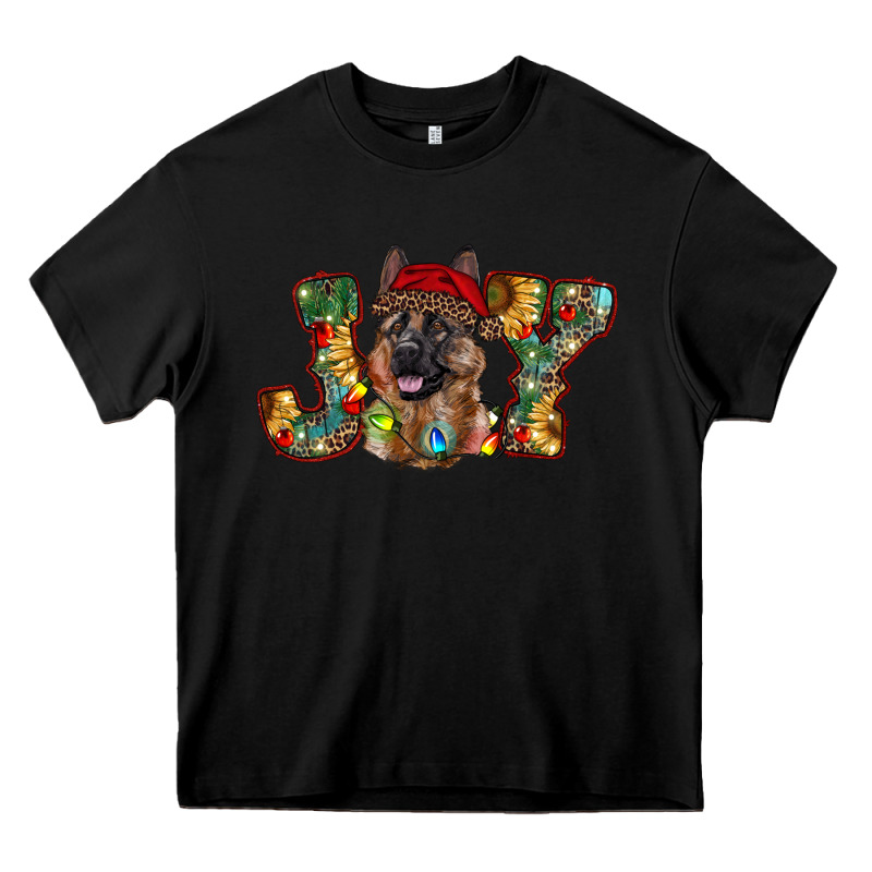 German Shepherd Christmas Joy Heavy Core Tee by RanaPortraitStore | Teevron