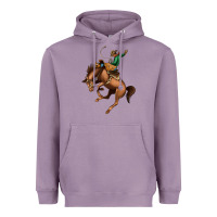 Lavender Bucking Bronco Rodeo Heavyweight Hoodie - Bettercallsaul