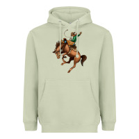 Matcha Bucking Bronco Rodeo Heavyweight Hoodie - Bettercallsaul