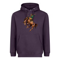 Plum Bucking Bronco Rodeo Heavyweight Hoodie - Bettercallsaul