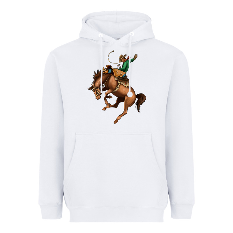 Bucking Bronco Rodeo Heavyweight Hoodie by Bettercallsaul | Teevron