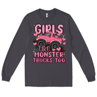 Smoke girls like monster trucks too Long Sleeve Tee - MaliasSmallBusiness