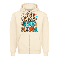Sandshell fur mama Zipper Hoodie - MaliasSmallBusiness