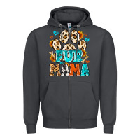 Smoke fur mama Zipper Hoodie - MaliasSmallBusiness