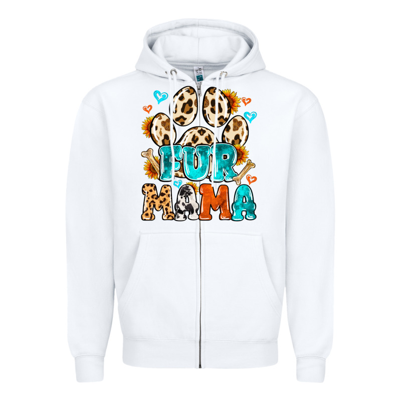 Fur Mama Zipper Hoodie by MaliasSmallBusiness | Teevron