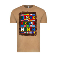 Vintage Camel hispanic haritage month flags with background Vintage Tee - BundleAndBundleShop
