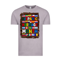 Hispanic Haritage Month Flags With Background Vintage Tee | Teevron
