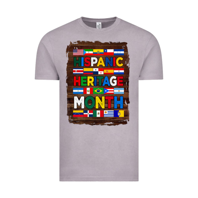 Hispanic Haritage Month Flags With Background Vintage Tee by BundleAndBundleShop | Teevron