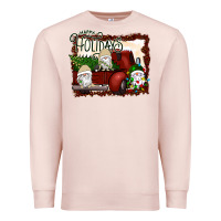 Pale Pink happy holidays gnomes Christmas Truck Premium Sweatshirt - Bettercallsaul