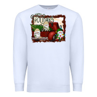 White happy holidays gnomes Christmas Truck Premium Sweatshirt - Bettercallsaul