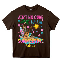 Chocolate Brown aint no cure for the summer time blues Heavy Core Tee - texasbilliewilder