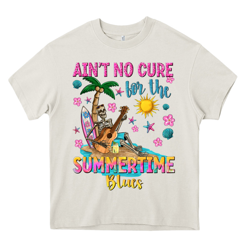 Aint No Cure For The Summer Time Blues Heavy Core Tee by texasbilliewilder | Teevron